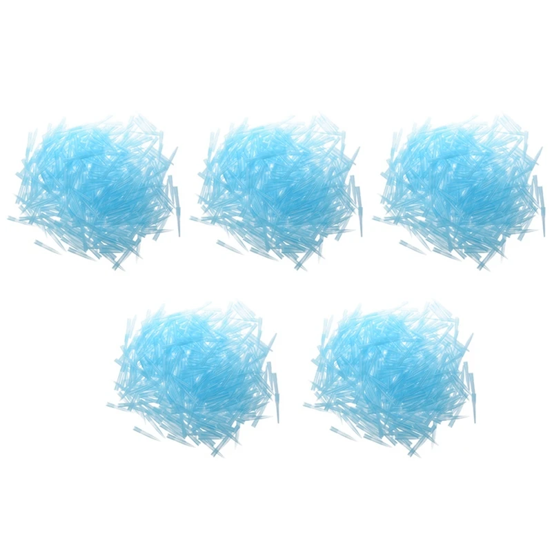 

NEW-Blue Transparent 1000UL 1Ml Lab Liquid Pipette Pipettor Tips 2500 Pcs