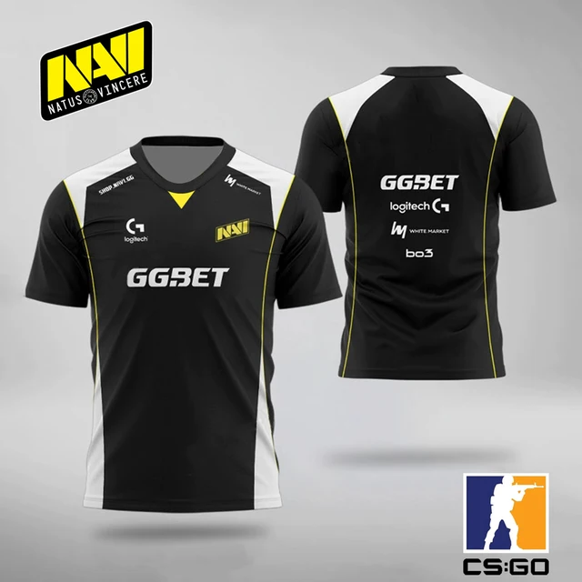 Navi 2025 CS2 E-sports Team Uniform Jersey CS:GO Professional League Training Uniform S1mple Aleksib Fans Gift Custom T Shirts 1