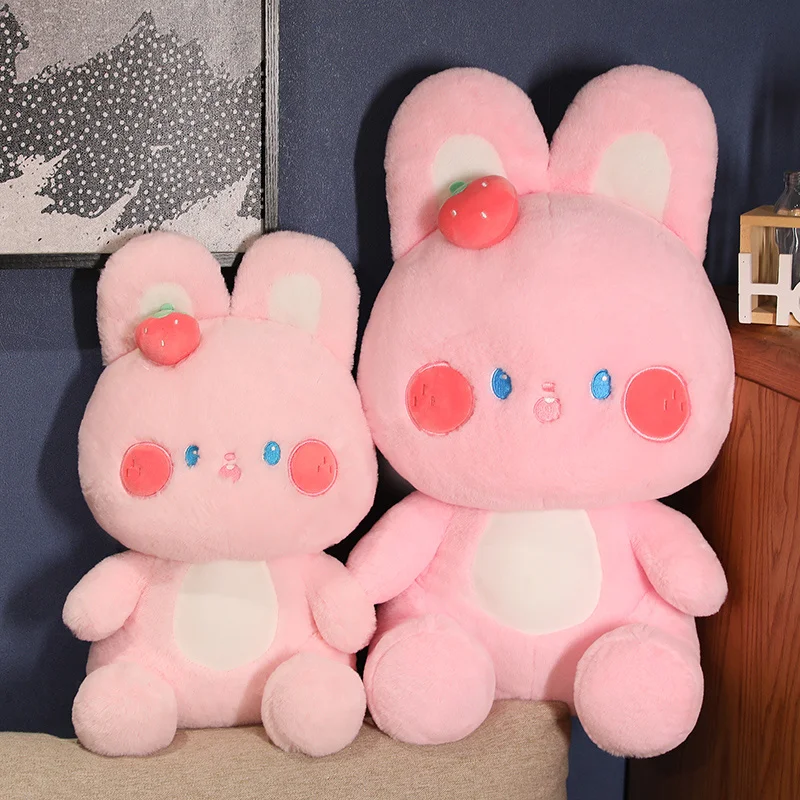 Kawaii Strawberry Bunny Pastel Plush XL - Limited Edition
