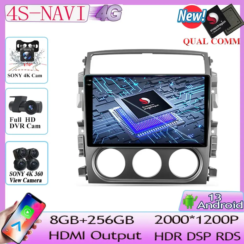 

Qualcomm Android 13 For Suzuki Liana 1 2004 - 2008 Car Radio Multimedia Video Player Navigation No 2din DVD GPS Stereo head unit