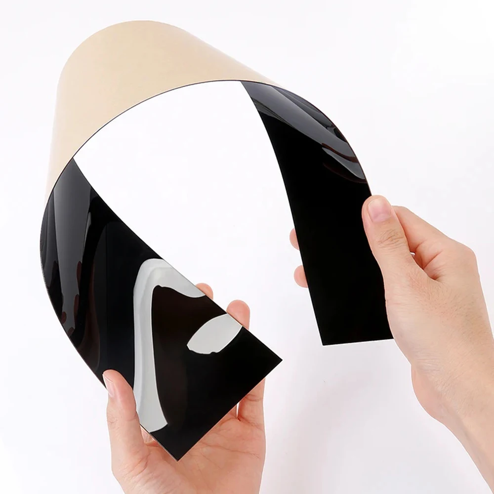 Glossy Black Car Window Door Pillar Trim Cover Stickers Accessories