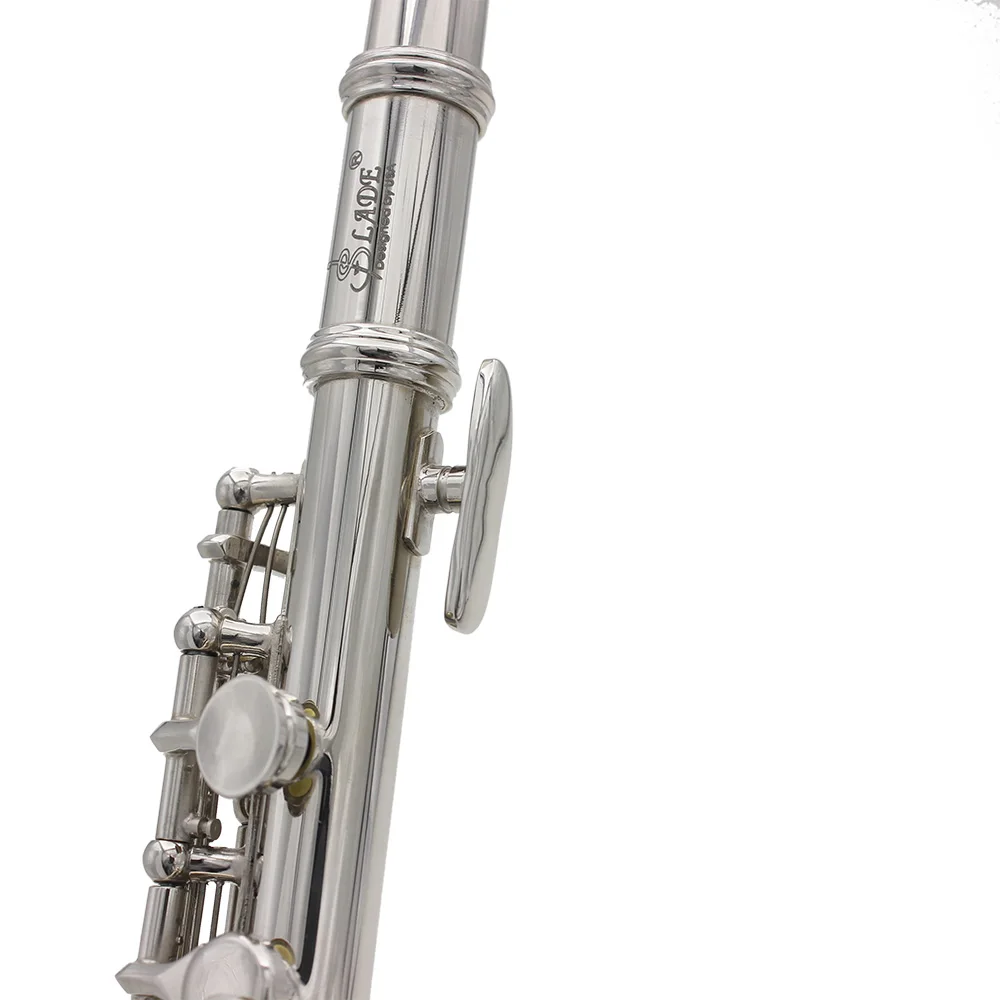 Piccolo Accessories C Key Flute Flute Instrument Wind Music Instrument SLADE Silvery Piccolo Flute C Key Half-size Silvery Flute Instrument Parts Cupronickel Piccolo Woodwind Instruments