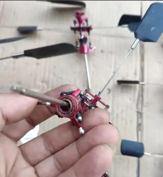 ヘリコプターメインローター 金属製メインローターアップグレード,3mmメインシャフト,kds,tot