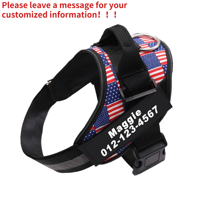 Explosion-proof Chest Harness Medium Large Dogs Adjustable Reflective Pet Harness Mesh Dog Harness arnes perro шлейка для собак 