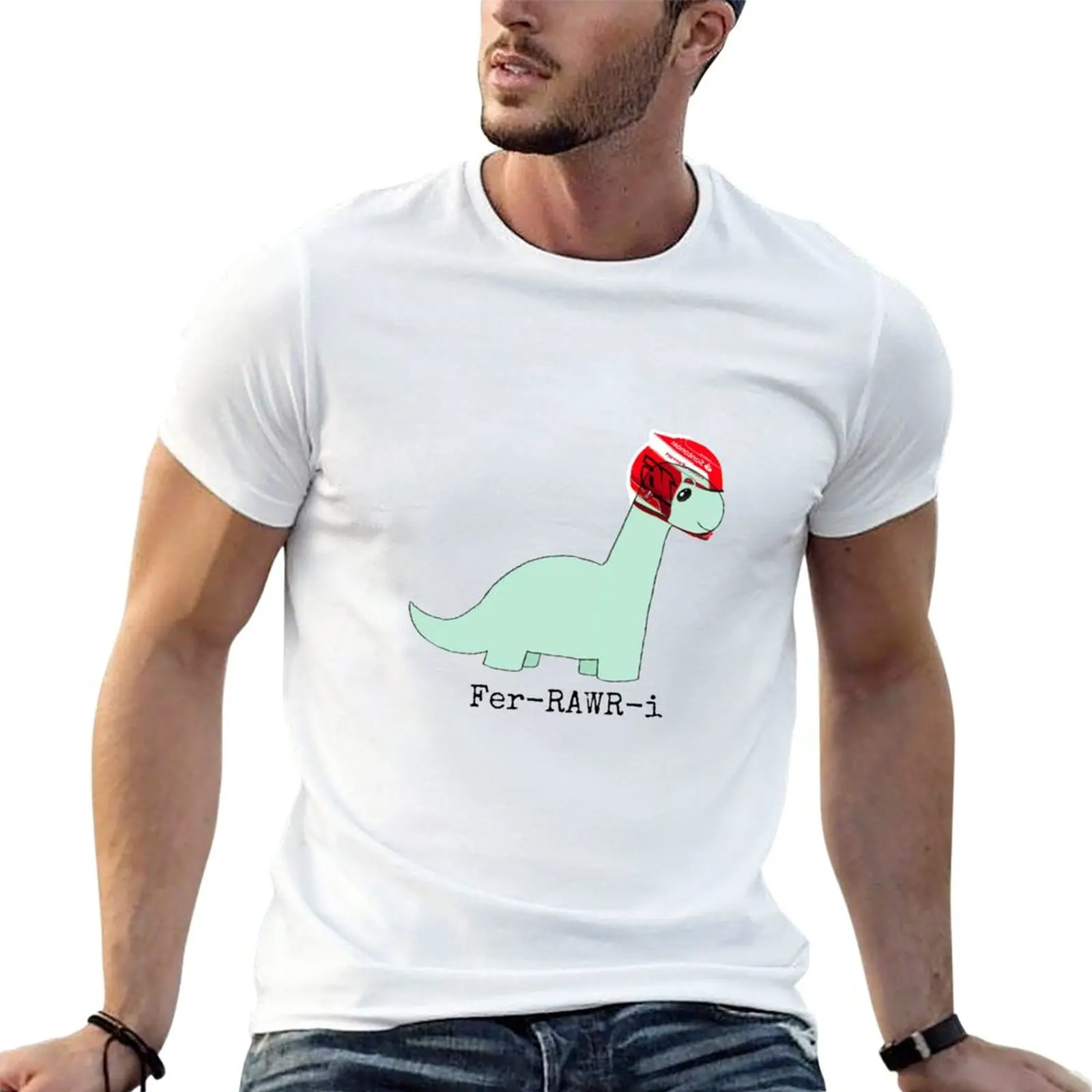 

New Fer-RAWR-i T-Shirt korean fashion oversized t shirts Men's clothing