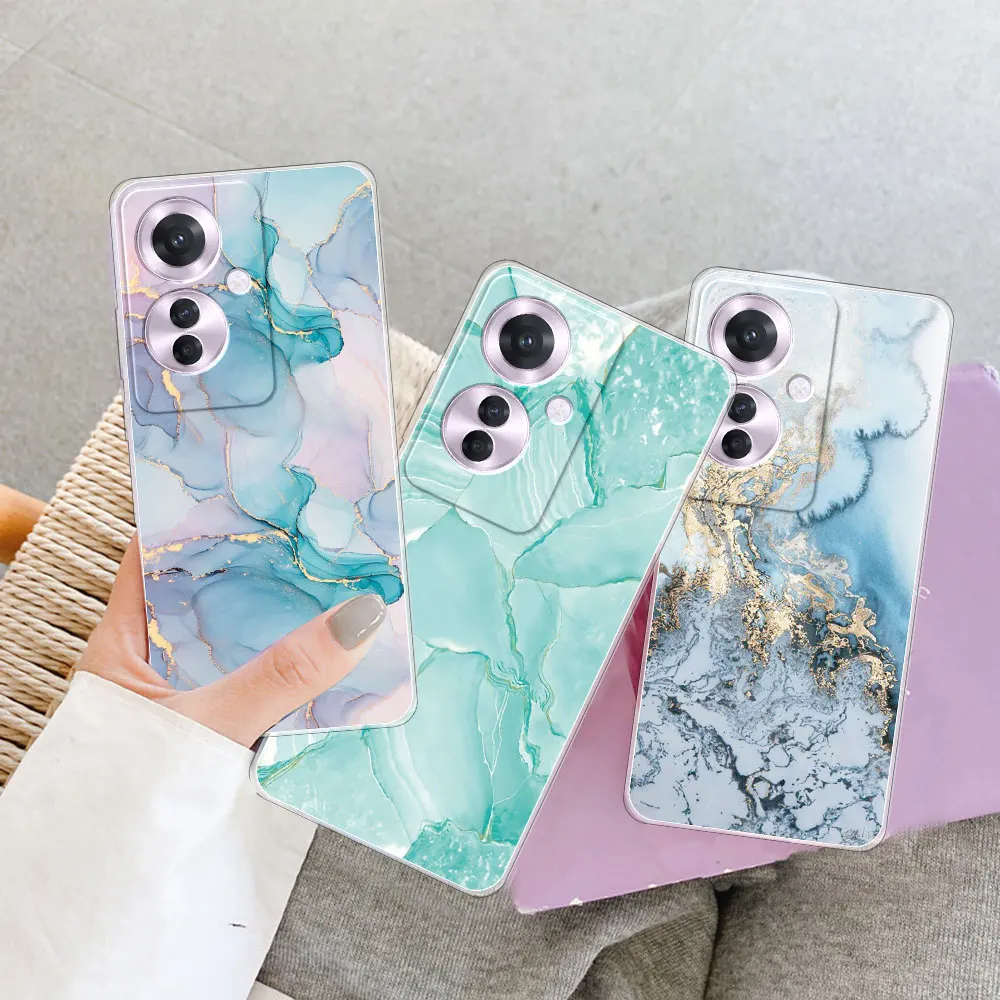 Crystal Clear Soft Silicone Shockproof Phone Case for OPPO Reno11 F 5G – Ultra Protection Coque