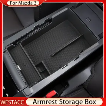 Car Central Control Armrest Box Storage Box Tray Holder for Mazda3 Mazda 3 Axela 2019 2020 2021 2022 2023 Organizer Accessories 1