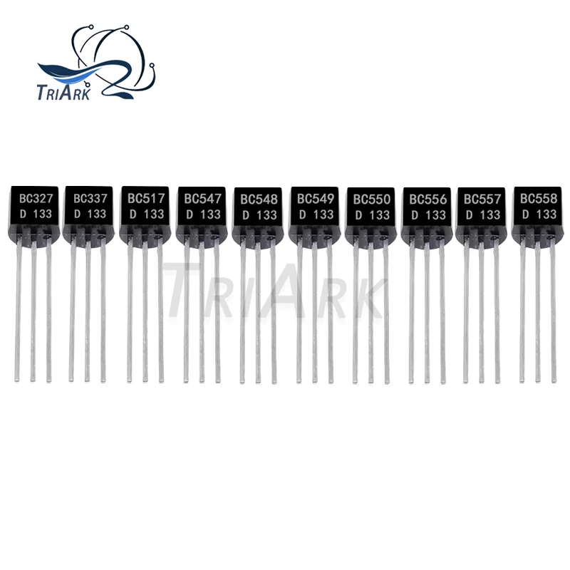 TO-92 Transistor Assortment Kit - 100/200 PCS with Storage Box