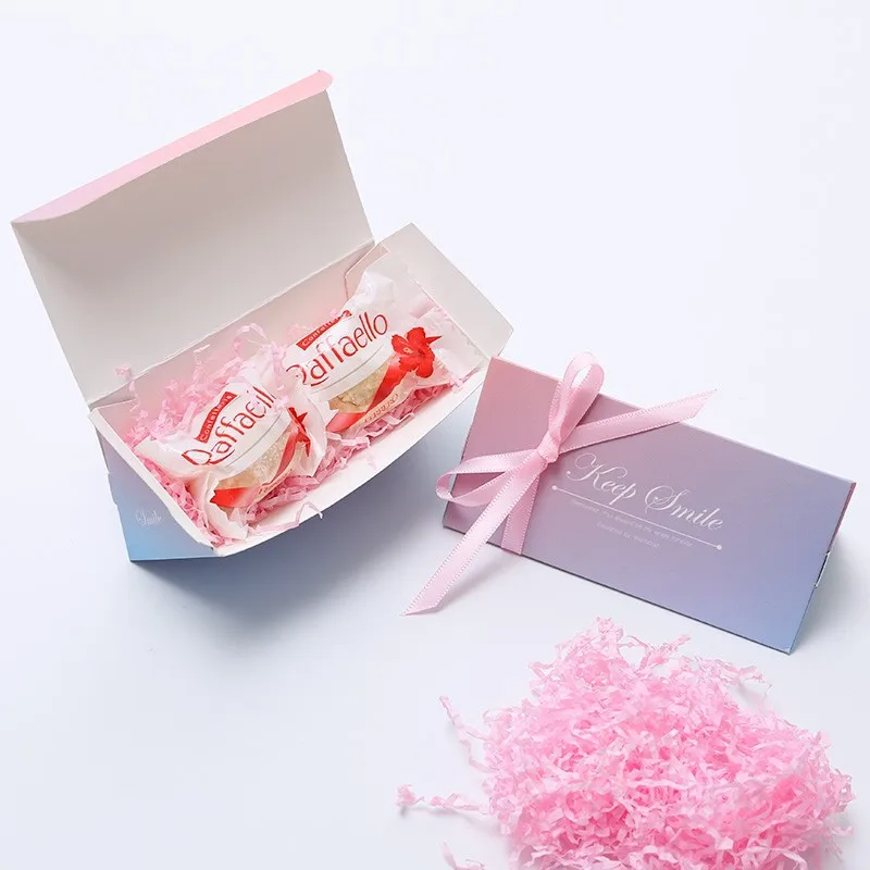 30/50/100g Bunte geschredderte Crinkle Lafite Papier Bast Füllstoff DIY Hochzeit Party Geschenk Box Süßigkeiten Material Verpackung Füllstoff – Detail 4