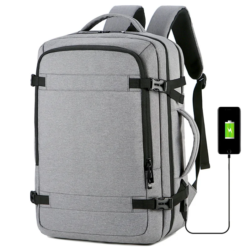 

Extensible Charging Hand-held Backpacks for Men Waterproof Business Backpack Large Capacity Travel Laptop Bag Backpack