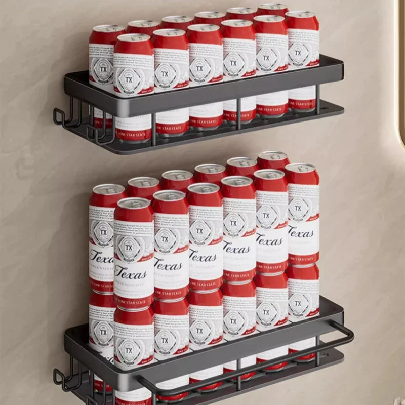 Wall shelf Wall Mounted 2 Tier Shelf No Drill Bathroom Shampoo Holder Floating Shelf Bathroom Kitchen Organizer