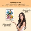 30 Sheets Adult Spiral Colouring Book, 11.2x 8.3 inches 100gsm Thick Paper, Perfect for Back to School Gifts, Halloween Gifts 6