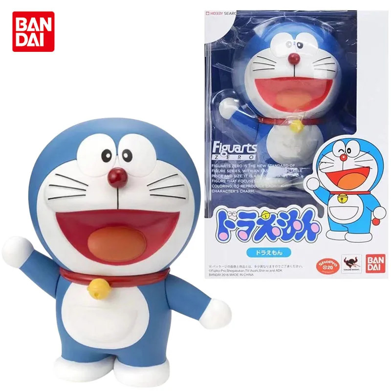 Bandai Genuine Figuards Zero Doraemon Anime Figure Doraemon Action Toys For Kids Regalo Di Natale Ornamenti Modello Da Collezione