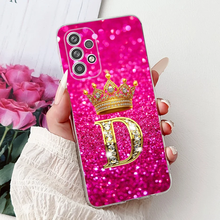 Luxury Crown Letters Soft Silicone Phone Case Cover