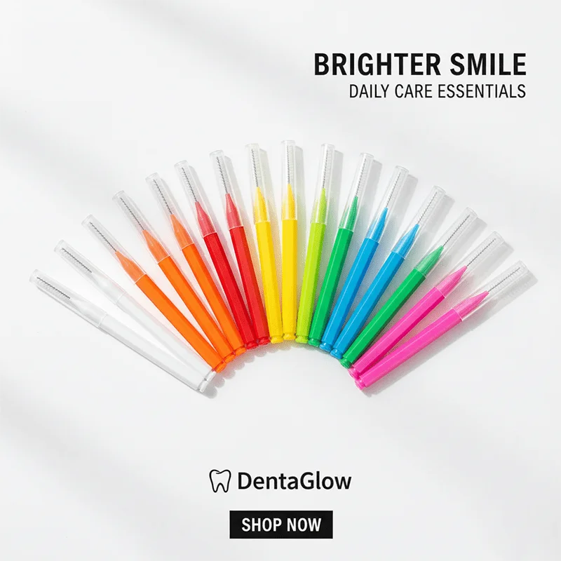 10pcs Interdental Brush For Dental Orthodontic Clean Between Teeth Cleaning Tools Soft Micro Brushes_voghion.com