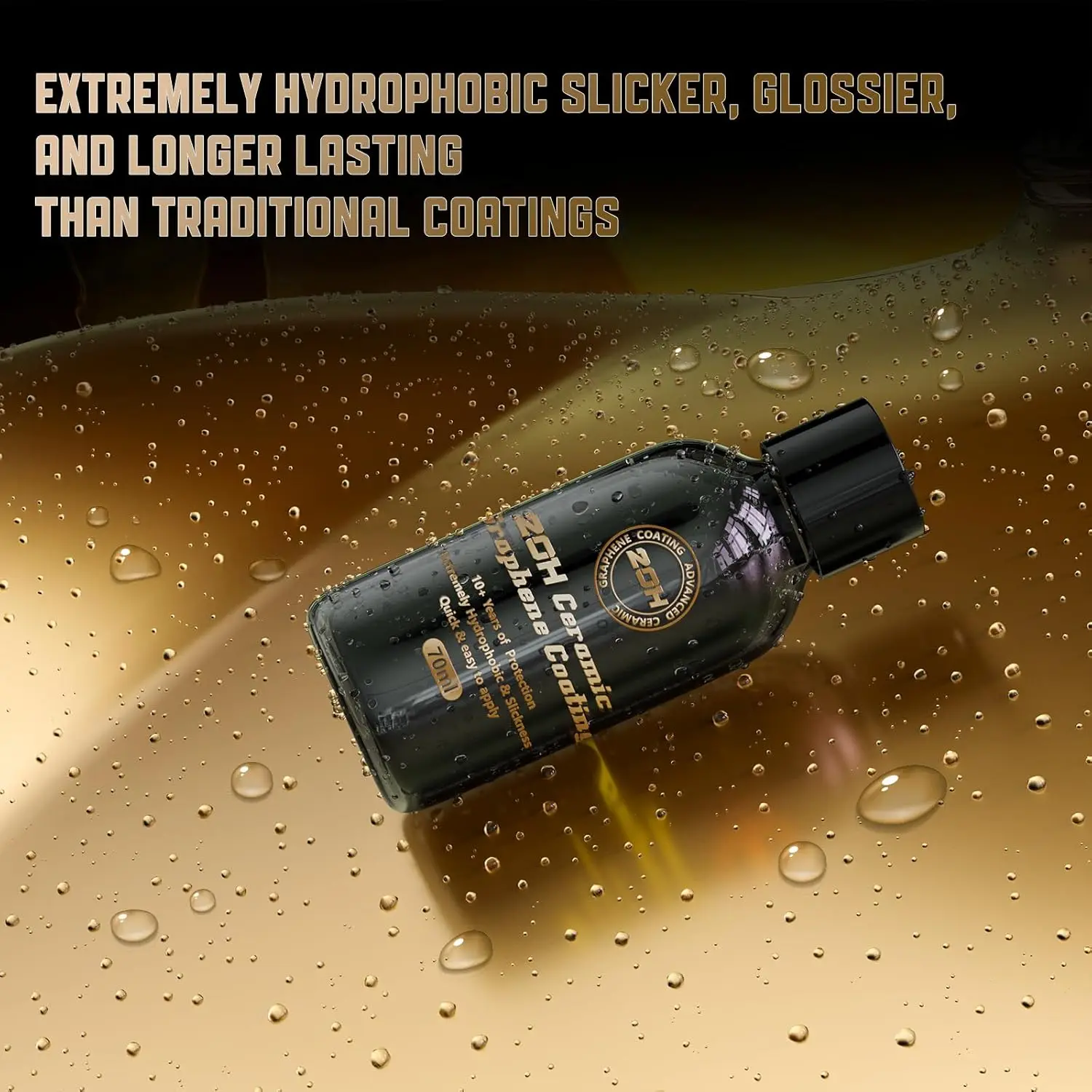 Graphene Ceramic Coating 20H with Self Healing and UV Track Technology Car Detailing Professionals 10+ Years of Protection