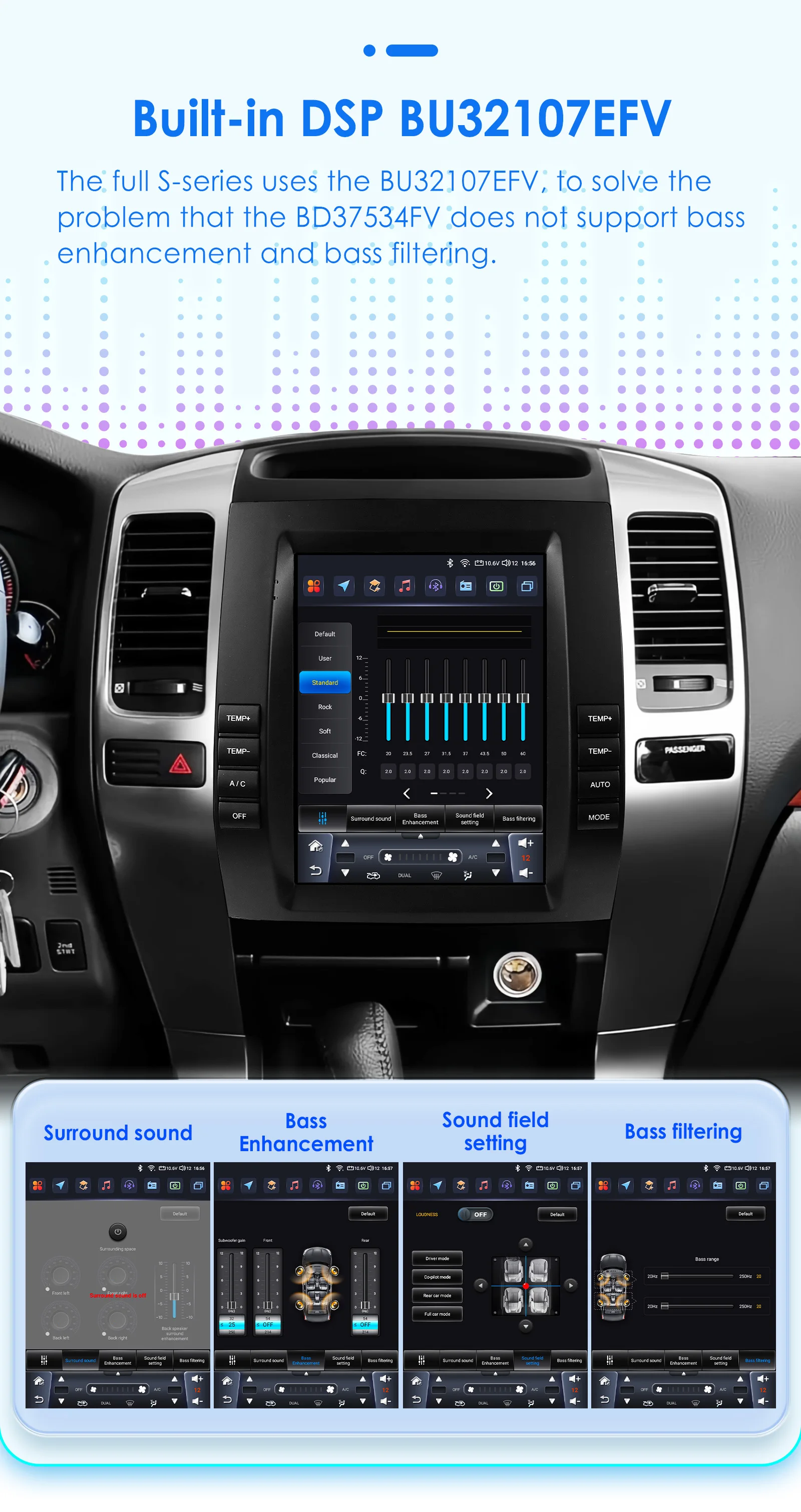 Autoradio-Multimedia-Player für Toyota Land Cruiser Prado 120 für Lexus GX470 2002–2009 9,7 Zoll GPS 4G Stereo Carplay Android Auto – Detail 12