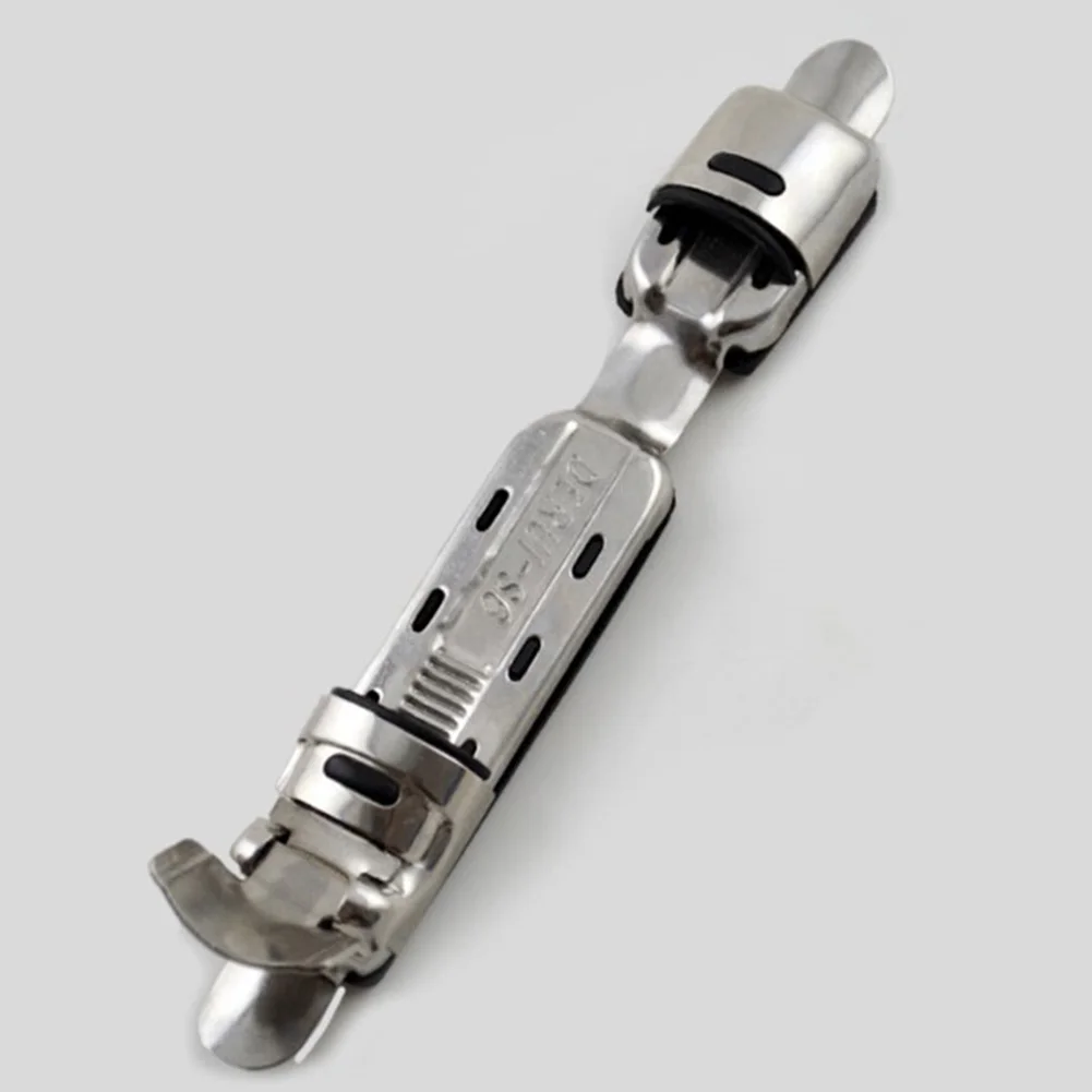 Support moulinet pêche plaque inox 12.5x2cm siège de fixation pour protéger canne pêche