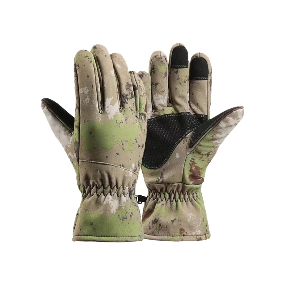 Winter Hunting Gloves For Men Outdoor Warm Touchscreen Gloves For Cycling Hunting Climbing Winter Tactical Camouflage
