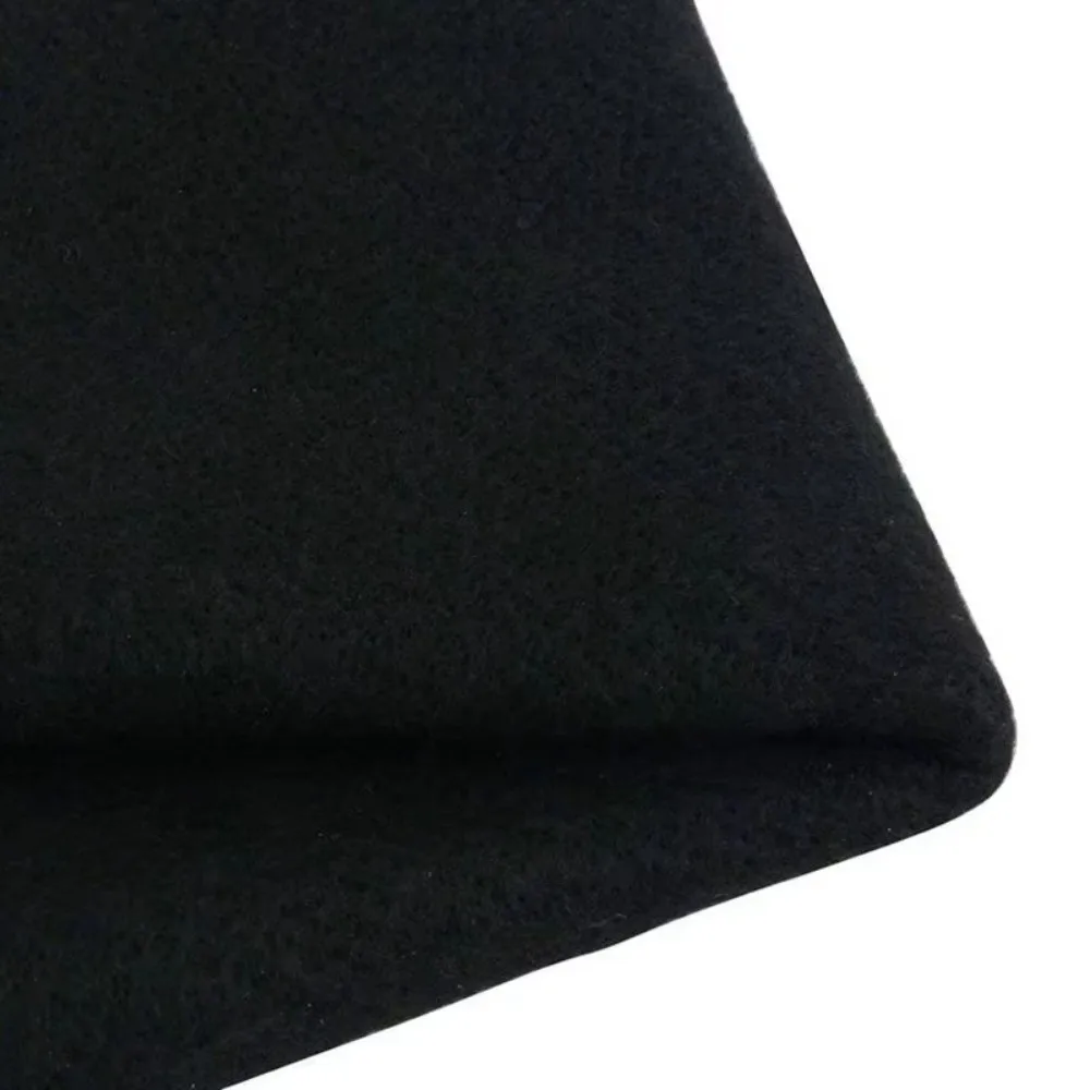 100*100cm Carbon Fiber Felt Black Fireproof Welding Protective Blanket Flame-retardant High-temperature Resistant