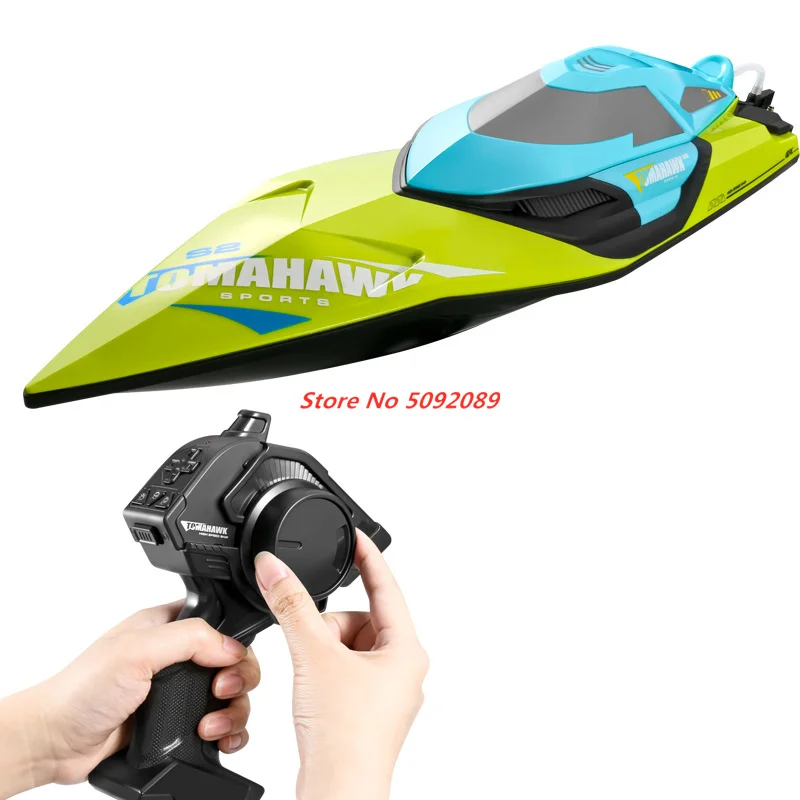 70KM/H High Speed 50CM Big 200M Remote Control Ship Boat Rowing Waterproof Capsize Reset RC Racing Boat Speedboat Add Carry Bag 6