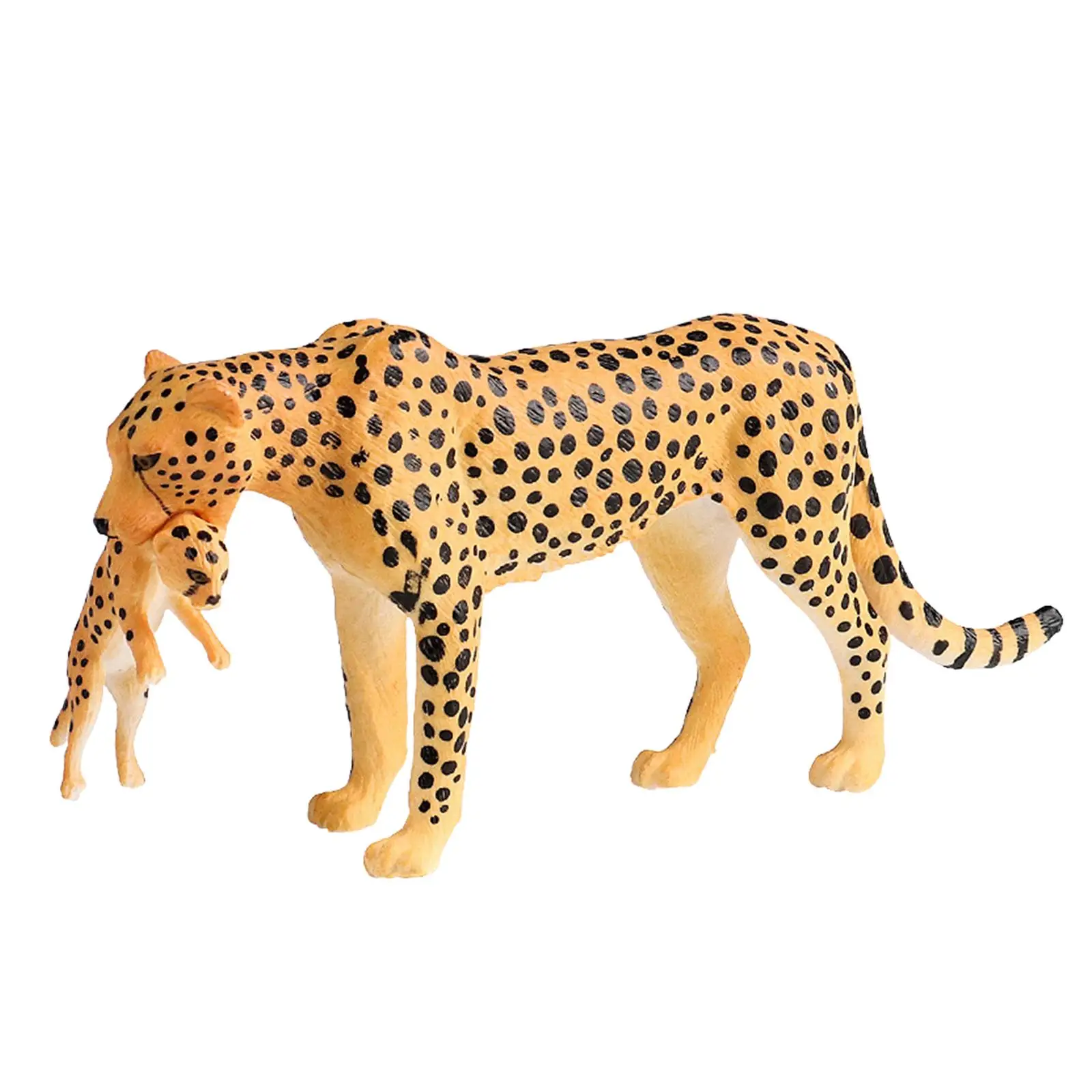 Leopard Toy Figurine Wildlife Animal Statue for Party Favors Desktop Decor