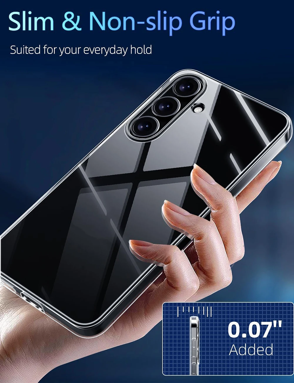 Ultra Thin Transparent Soft Silicone Case - Clear Protective Shell
