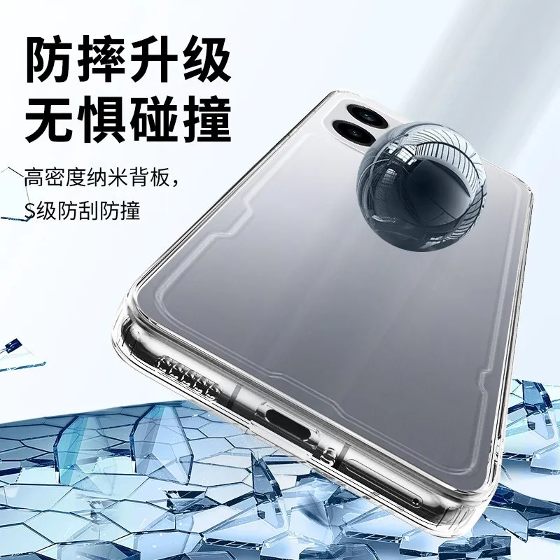 Transparent Silicone Soft Phone Case with Ultra-Thin TPU and Camera Protection