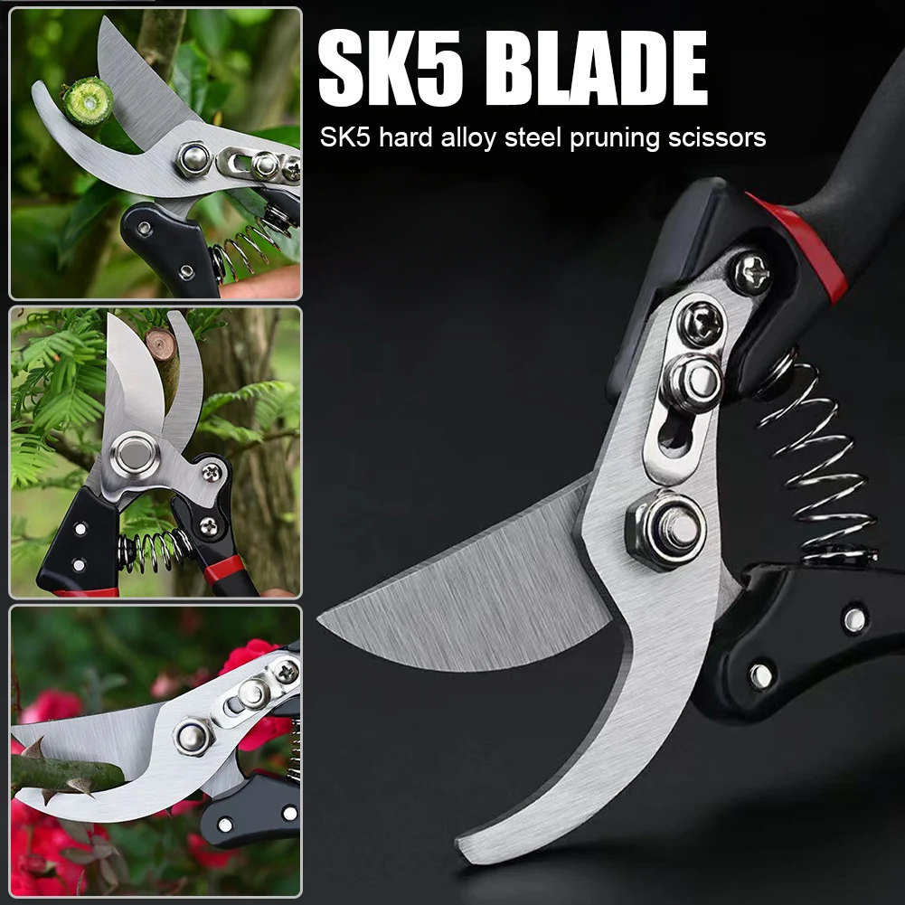 

New Steel Gardening Fruit Tree Pruning Shears Garden Branch Shears Pruning Shears Flower Flower Pruning Branch Scissors Tools