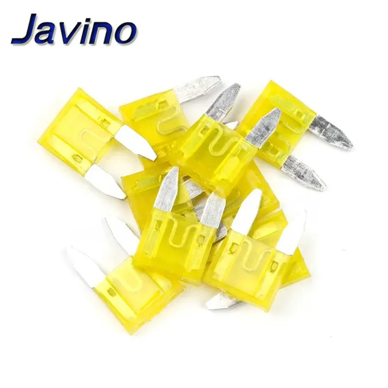 Car Fuses 10Pcs Fuses Standard Mini 2 2A 3A 5A 7.5A 10A 15A 20A 25A 30A Amp Clip Fuse Set for Car Truck Mini Small Medium