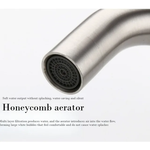 ก๊อกน้ำอ่างล้างจานสแตนเลส 304 หมุนได้ 360 องศา ° ก๊อกน้ำแบบหมุนพับได้ น้ำร้อนน้ำเย็น ติดตั้งบนเคาน์เตอร์ครัว 4 ก๊อกน้ำอ่างล้างจานสแตนเลส 304 หมุนได้ 360 องศา ° ก๊อกน้ำแบบหมุนพับได้ น้ำร้อนน้ำเย็น ติดตั้งบนเคาน์เตอร์ครัว 4