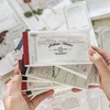 Yoofun 50sheets Memo Pads Material Paper Vintage Ticket Junk Journal Scrapbooking Cards Retro Background Decoration Paper 5
