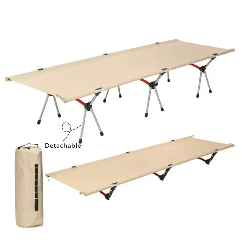 

Hiking Lightweight Sleeping Bed Portable Folding Camping Bed Outdoor Travel Beach High And Low Dual-use Tent Bed