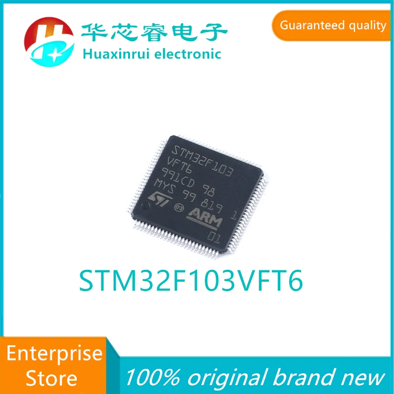 

100% original brand new STM32F103VFT6 103VFT6 VFT6 LQFP-100 ARM Cortex-M0 32-bit microcontroller MCU