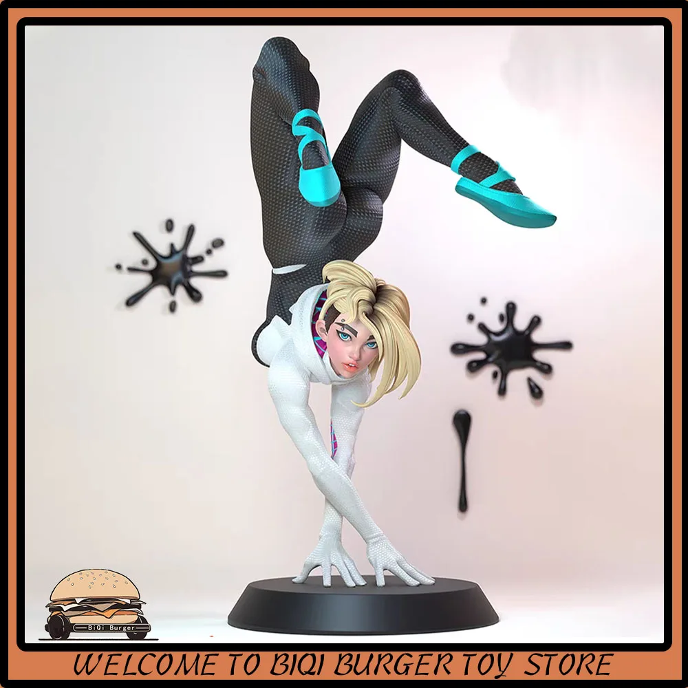 Figura de Spidergwen de 18 cm, figura de anime de Spider Girl, figura de acción de Gwen, modelo de PVC, muñeca coleccionable, decoración de escritorio, juguetes, regalo