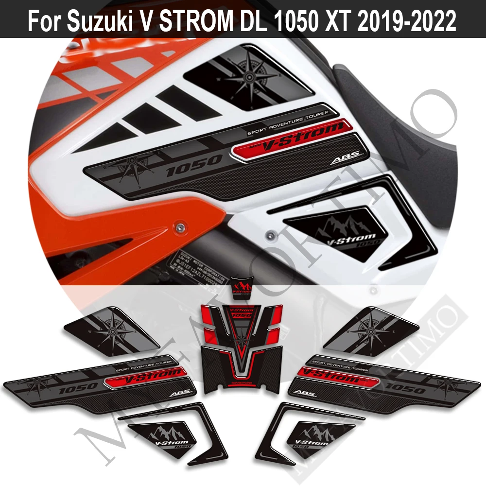 2019 2020 2021 2022 Motorcycle For Suzuki V STROM VSTROM DL 1050 XT 1050XT DL1050 Protector Stickers Decals Fuel Oil Tank Pad