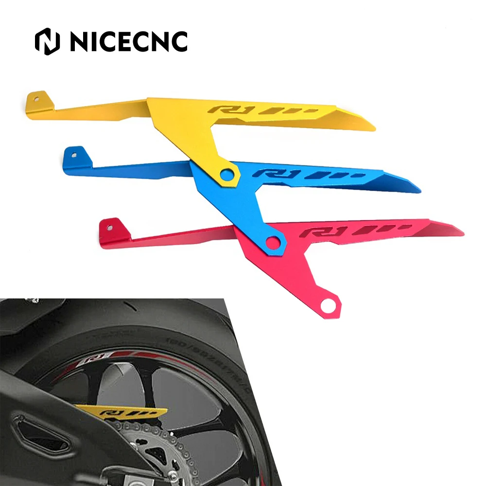 

Motorcycle CNC Aluminum Chain Guard Cover Protector for Yamaha R1 YZF-R1 2015 2016 2017 2018 2019 2020 2021