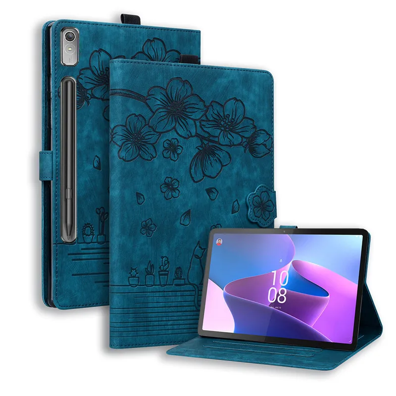 Cute Cat Imprinted Flip Cover Case for Tablets - 2023 Edition