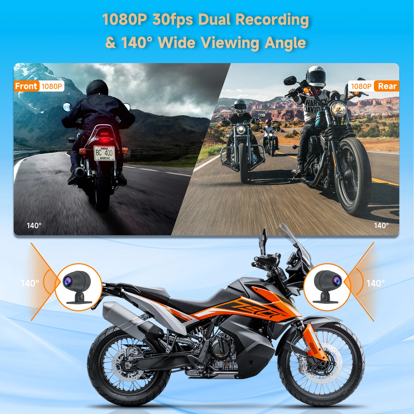 Spedal CL873 6.25" Multifunction Motorcycle GPS  Motorcycle Cameras wiht Carplay TPMS BT