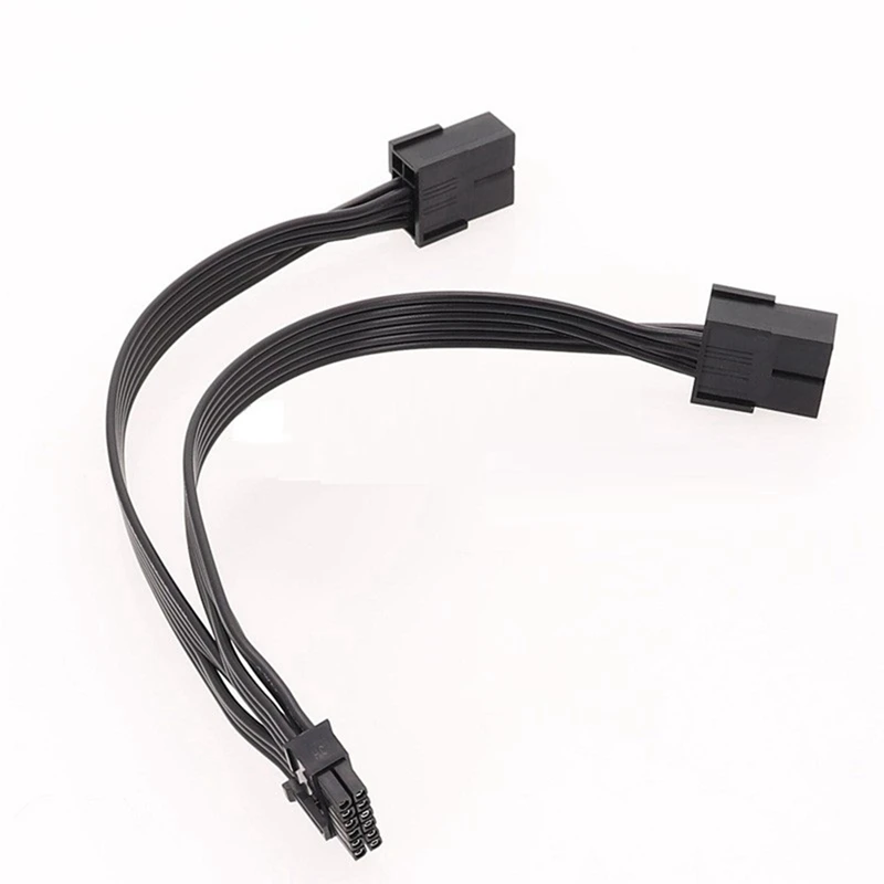 1 Pz Dual Pcie 8 Pin Femmina A Mini 12 Pin Maschio Gpu Cavo Adattatore Di Alimentazione Cavo Adattatore Per Geforce Rtx3080 Rtx3090 Gpu