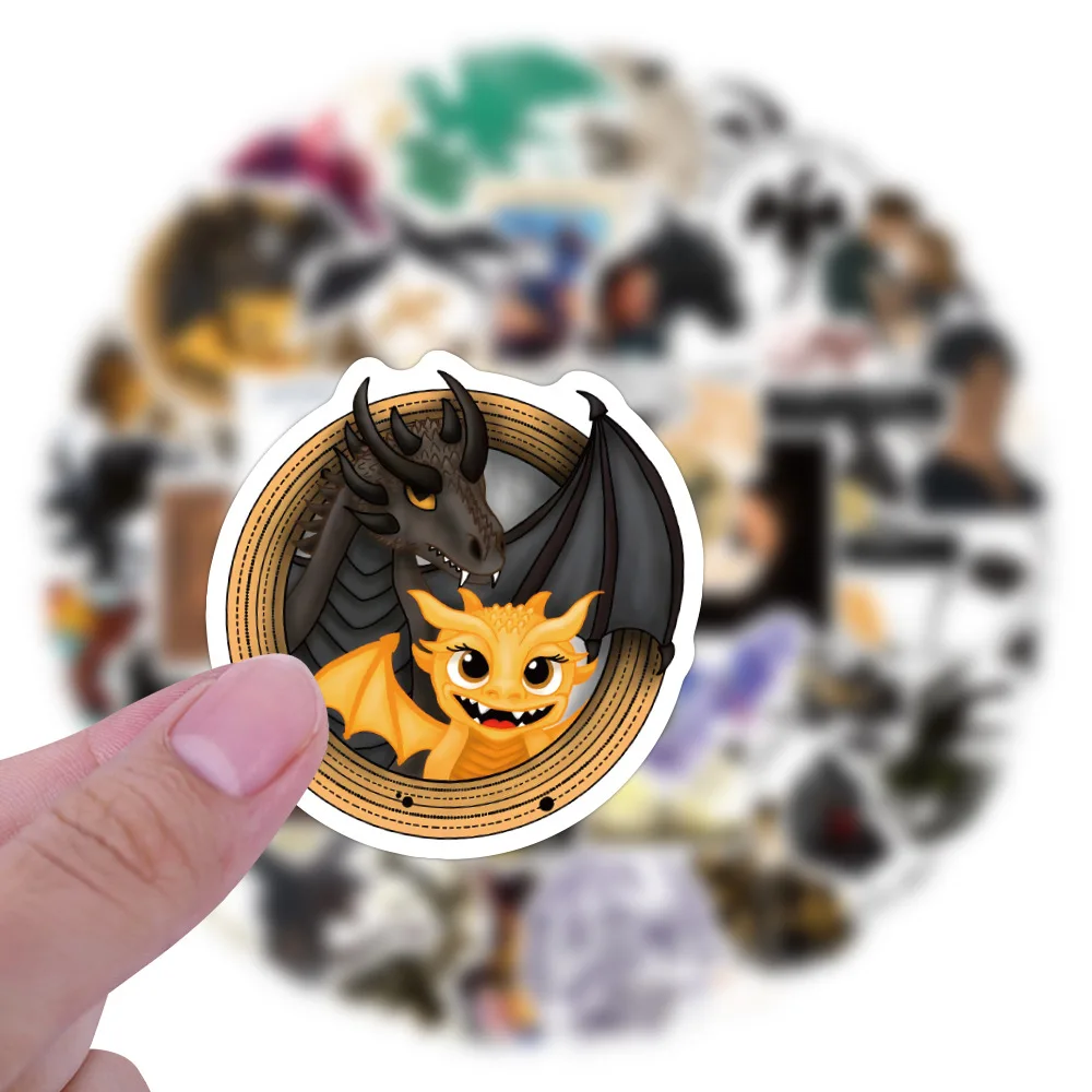 10/30/60/120PCS Cool Fourth Wing Anime Cartoon Stickers DIY Waterproof Phone Laptop Skateboard Luggage Guitar Joke Sticker Gift
