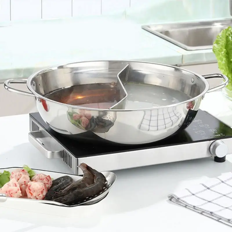 

Mandarin Duck Hot Pot Stainless Steel Mandarin Duck Pot Hot Pot With Divider For Induction Cooktop Stove Mandarin Duck Pot 2