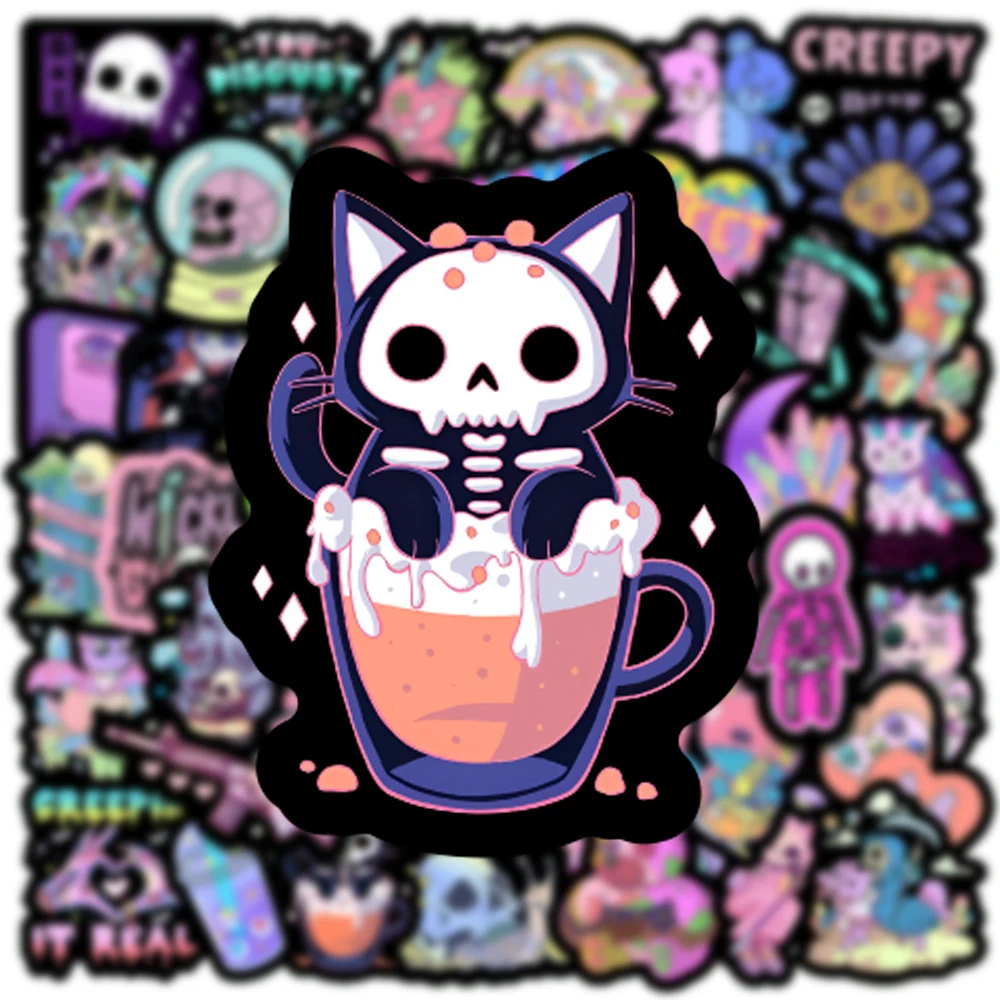 10/50pcs Horror Choo Choo Charles Game Stickers Gothic Graffiti Sticker  Laptop Car Laptop Skateboard Motorcycle Cartoon Decal