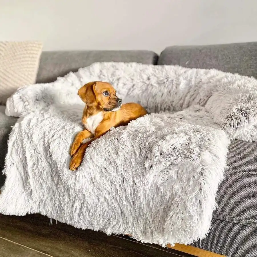 

Removable Plush Pet Dog Bed Sofa for Large Dogs House Mat Kennel Winter Warm Cat Bed Pad Washable Dog Cushion Blanket