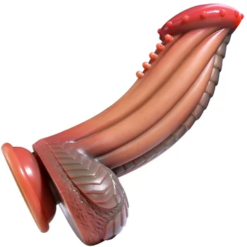Alien Thorn Phallus Liquid Silicone Female Masturbation Device Adult Sex Toys Vagina Anal Massage Sex Toys Dildo for Anal 3