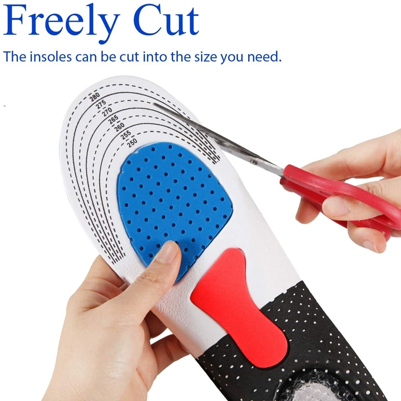 Orthopedic Insoles for Man Women Memory Foam Cushion Gel Insole Silicone...