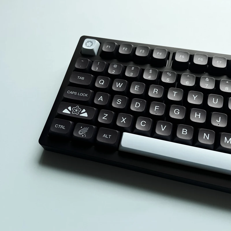 Gmk Kat Combinação Teclas Pbt Dye Sublimação Xda Perfil Keycap r1 1.75u 2u Novidades 132 Teclas por Conjunto - Imagem 2