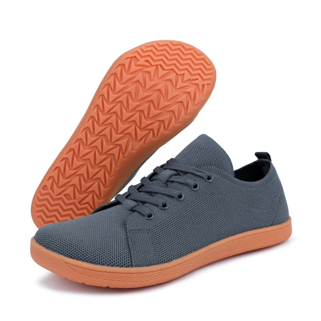 Chaussures pieds nus à bout large pour hommes et femmes, baskets de marche minimalistes |   Semelle zéro chute |   Maille respirante 1