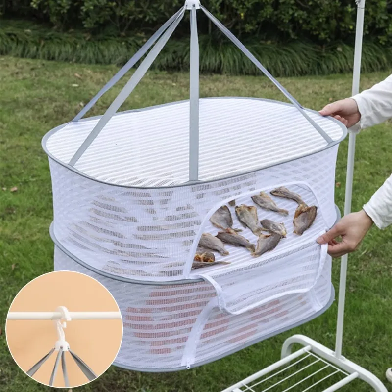 1-3 Layers Clothes Drying Net Pocket, Home Flat Cashmere Sweater, Sock Drying Artifact, Underwear, Sweater Drying Basket 3