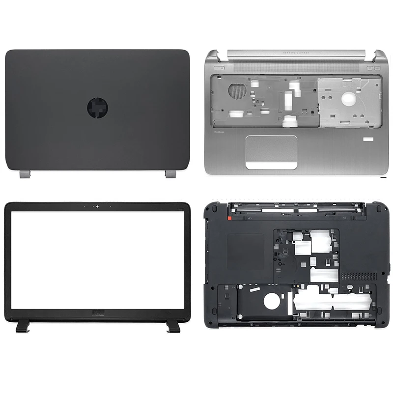 

Новинка, черный чехол для ноутбука HP Probook 455 G2 450 G2 768123-001 AP15A000100, задняя крышка ЖК-дисплея, передняя панель, петли, Упор для рук